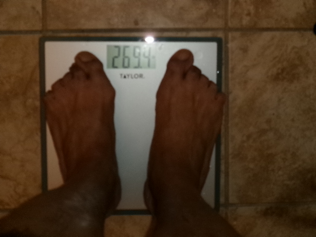 I Have Maintained This Week (still at 269.4), The Scale Needs This Time To Catch Up!